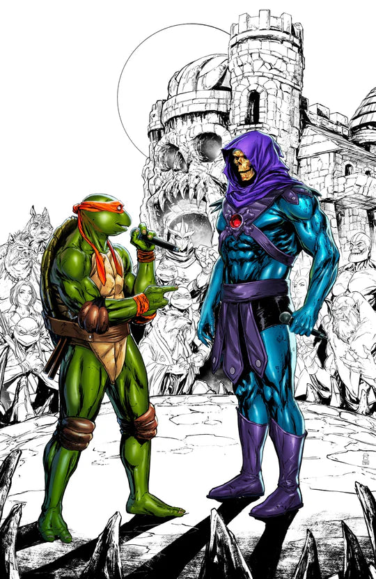 TURTLES OF GRAYSKULL #1 RAYMOND GAY EMINEM NYCC Homage Virgin Variant LTD 500