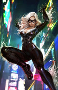AMAZING SPIDER-MAN #38 DERRICK CHEW BLACK CAT Virgin Variant