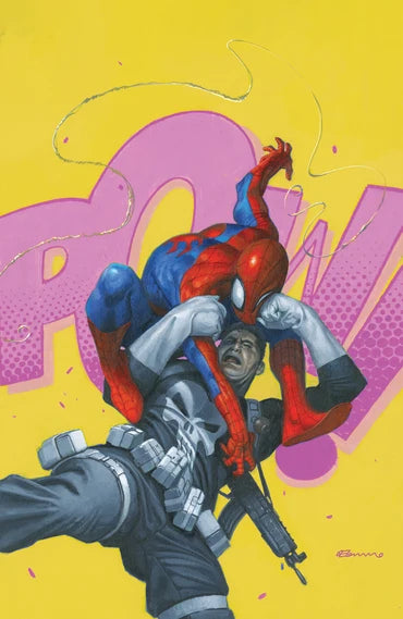 PUNISHER VS SPIDER-MAN #1 FABRIZIO DE TOMMASO 616 COMICS Virgin Variant B LTD 1000