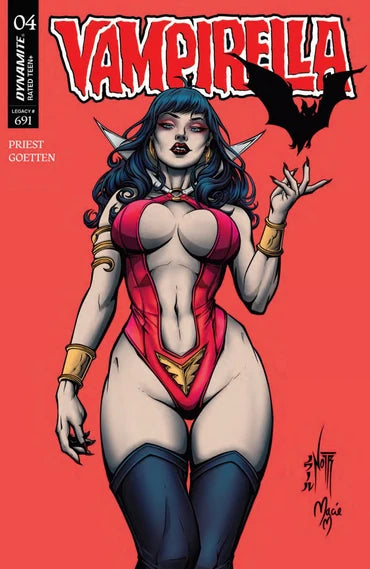 VAMPIRELLA #4 (2026) JORDAN NOIR 616 COMICS Trade Dress Variant A LTD 500
