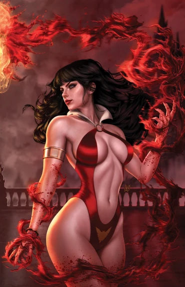 WITCHBLADE VAMPIRELLA 1 MICHELLE DIAS 616 COMICS Virgin FOIL Variant F LTD 550